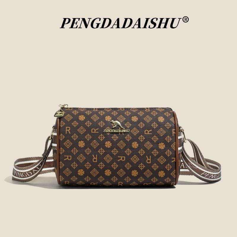 Borsa da Donna Nuova Borsa a Spalla con Stampa Alfabetica Moda Retro Borsa a Cuscino Borsa a Tracolla di Alta Gamma Trendy