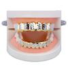 Grillz Hip Hop Floral Bicolore: Bijoux en or 8 dents