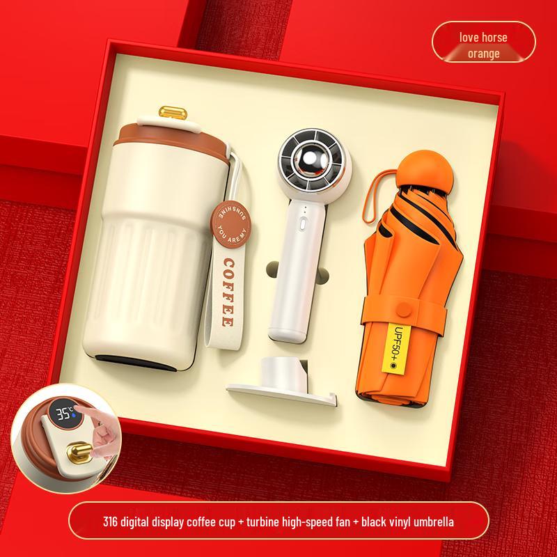 Deou Starlight 3-Piece Digital Coffee Mug Gift Set