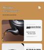 Thickened Stainless Steel Black Classical Teapot for Restaurant and Hotel, Induction-Compatible, Small Tea Art Kettle.
