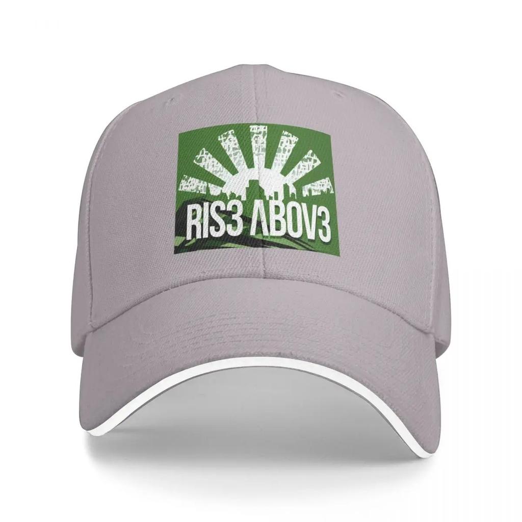 Rise Above Logo Green Baseball Cap Vintage hats for men Men Womens