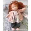 Cotton Body Waldorf Doll Doll Artist Handmade Mini Dress-up Doll DIY Waldorf Doll