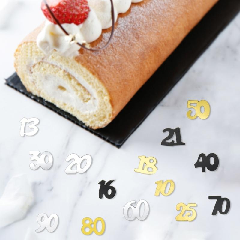 Zartes Geburtstagsfeier Konfetti Gold Tischdekoration Konfetti Glanz Tischkonfetti Große Menge