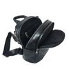 Leather Backpack Black Women'S Bag First Layer Cowhide Double Mezzanine Zipper Backpack Travel Bag