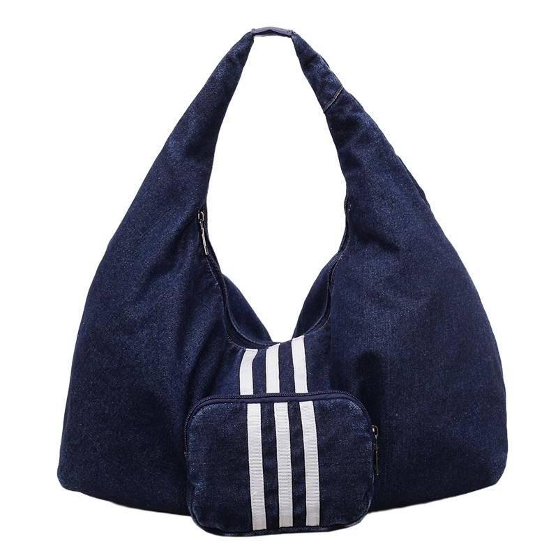Women's Denim Crossbody Bag Large Capacity Tote Bag