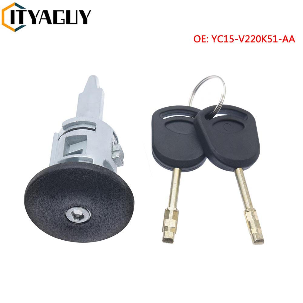 

Корпус замка передней правой двери автомобиля с 2 ключами для Ford Transit MK6 2000-2006 MK7 2006-2014 YC15-V220K51-AA