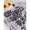 TrendHub Gothic Kleidung T-Shirt Vintage Kurzarm Frau Y2k Streetwear Totenköpfe Punk Damen T-Shirts Gyaru Druck Sommer Emo T-Shirt Top