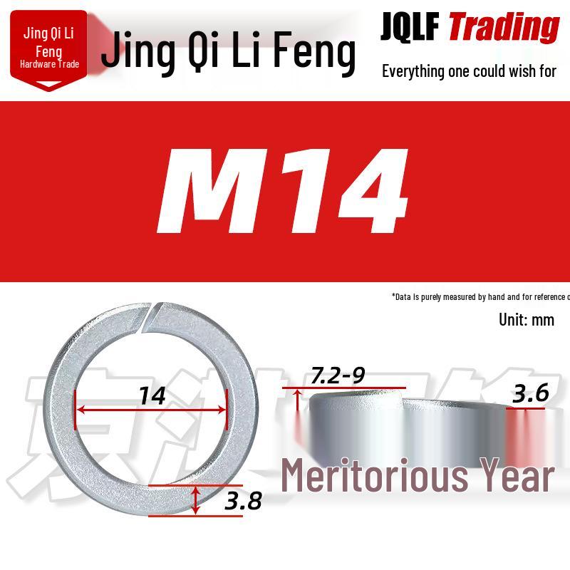 4.8 Grade M8-M36 Hot-Dip Galvanized Open Spring Washer