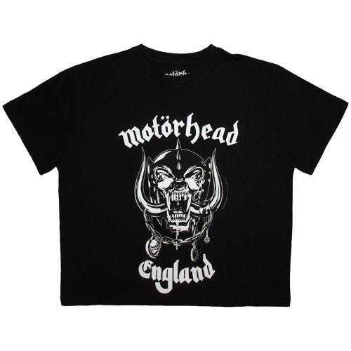 Motorhead Womens/Ladies England Crop Top