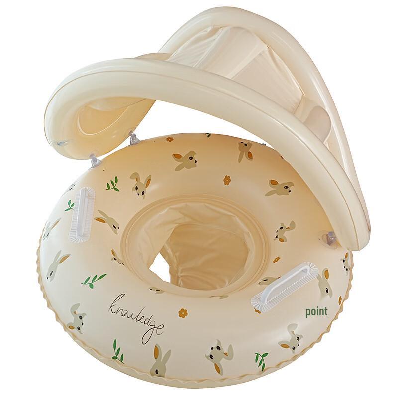 Baby Sunshade Inflatable Swimming Seat Ring