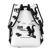 Funny T-Rex Dinosaur Print Student Backpack School Bag Hiking Travel Daypack for Boys Girls Fashion Bookbag Shoulder Bags