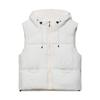 Za Autumn and Winter New Arrivals Women's Clothing Zr European and American Style Fashionable Versatile Casual Hooded Drawstring Cotton Vest Jacket