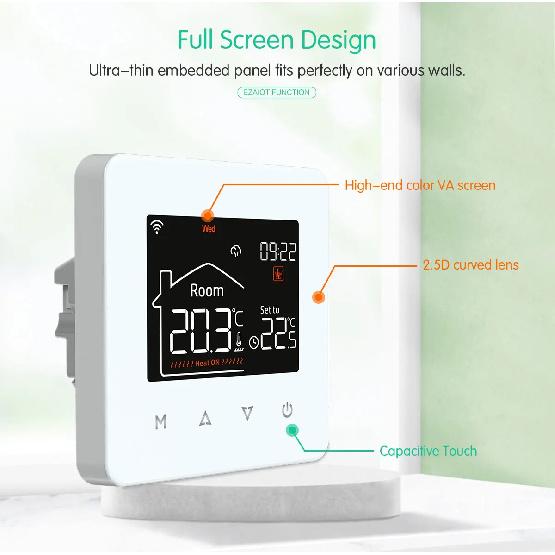 Smart WiFi Thermostat for Electric Floor Heating Water Gas Boiler Tuya Digital Temperature Controller Alexa Google Home Yandex