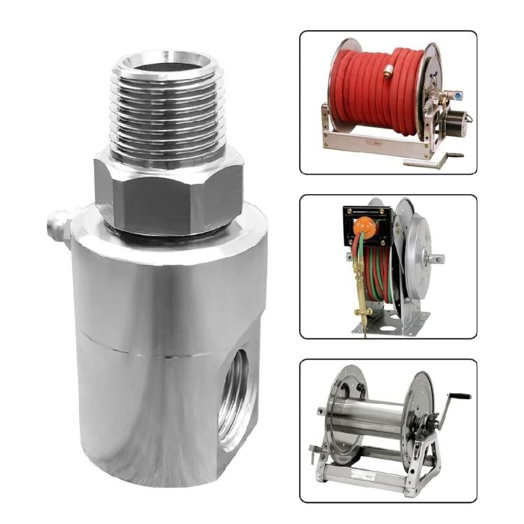 Leakproof Rotating Hose Reel Swivel 1/2inch 5124-Ni-AL MXF Hose Reel Swivel Industrial Garden Application