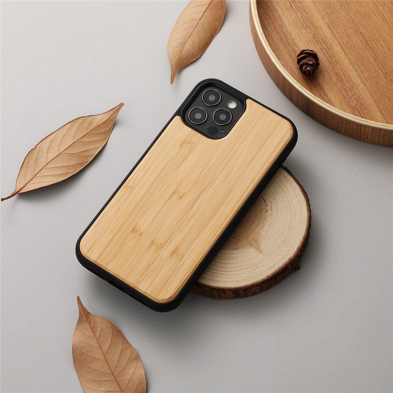 Hot Shockproof Protective Mobile Phone Bags Real Wood Phone Case for Iphone 13 Pro Max 13 for Samsung Galaxy S21