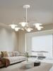 Nordic Modern Glass Ball Hall Chandelier Creative Living Dining Room Bedroom Kitchen Bar Cafe Home Decor Art Hanging Lamp LED