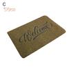 CO&LO Front Door Mat Welcome Letter Print Home Decor Durable Front Entrance Floor Mat for Living Room
