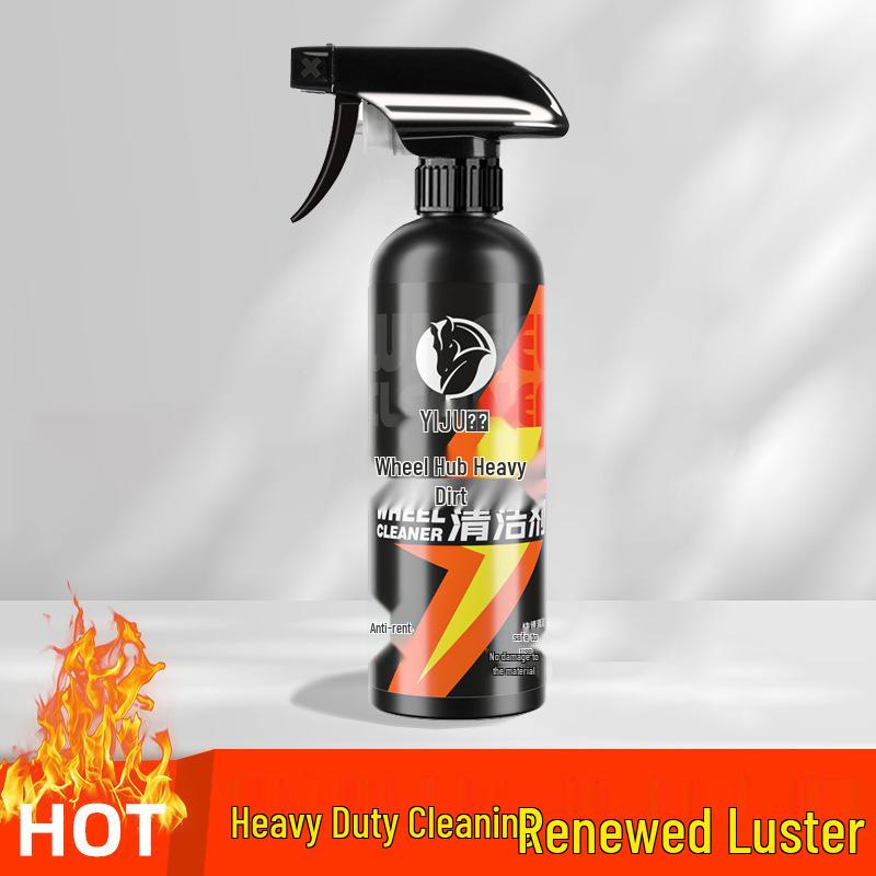 Wheel & Tire Rust Remover Spray - Cleans Car Rims, Eliminates Iron Powder, Safe for Aluminum Alloy