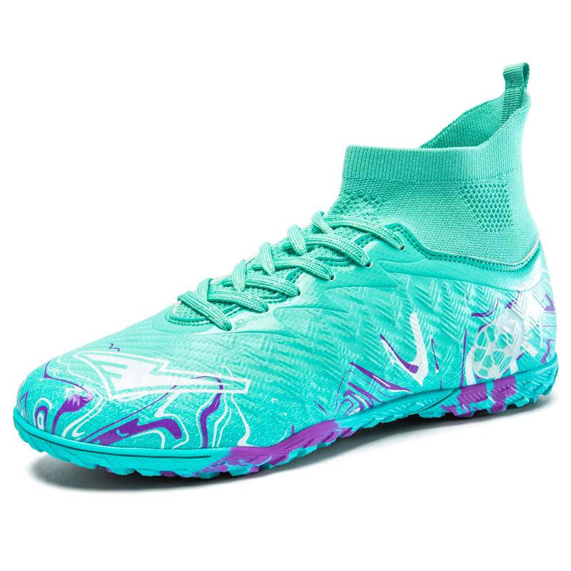 Nuove Scarpe da Calcio da Uomo Sneaker Ragazzo Comode Resistenti alla Società Top Qualità Scarpe da Calcio Tacchetti Lunghi Scarponcini da Calcio per Bambini