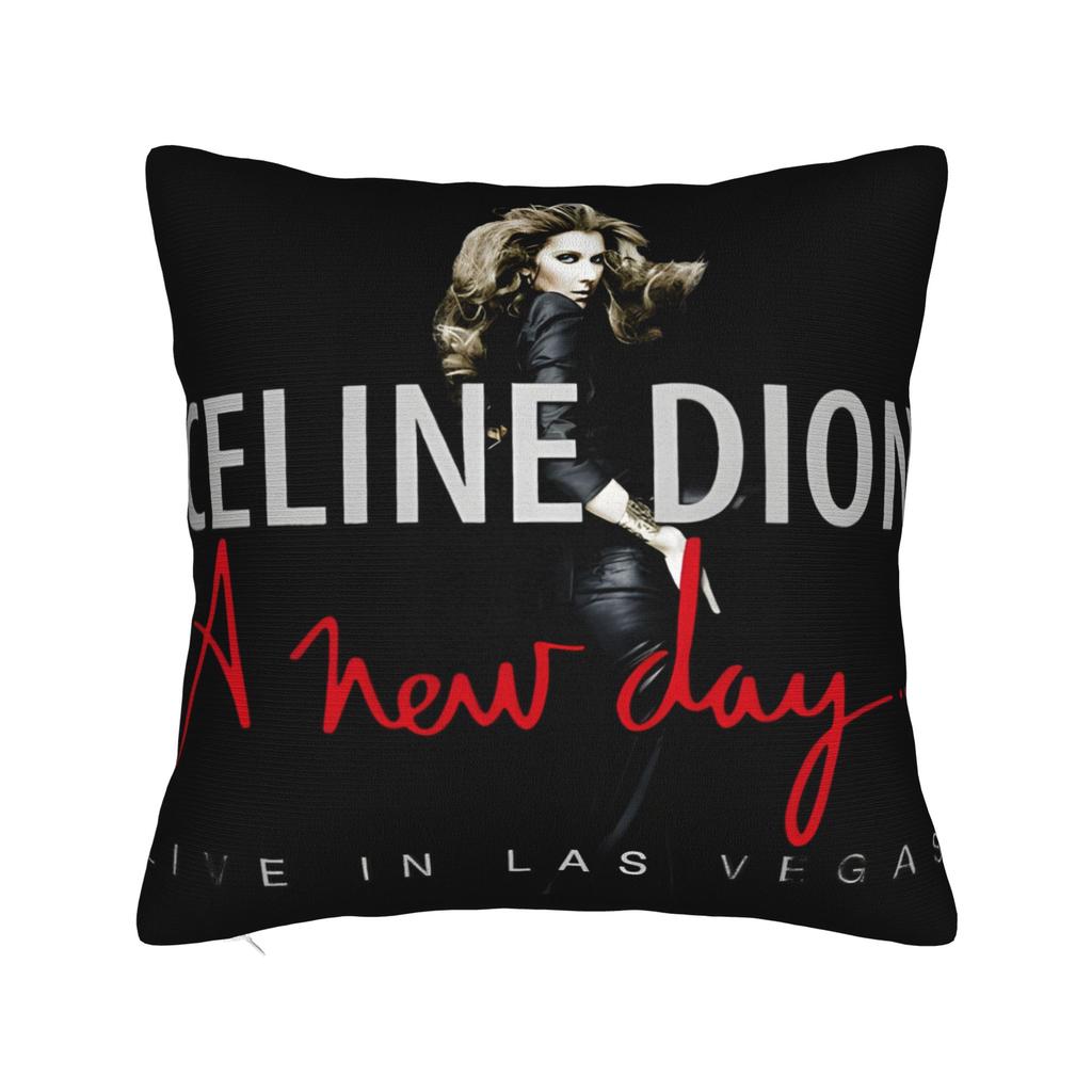 Celine Dion Canadian Recording Artist Pillowcases Kawaii Pillow Case For Living Room Bed Chair Soft Pillow Cover