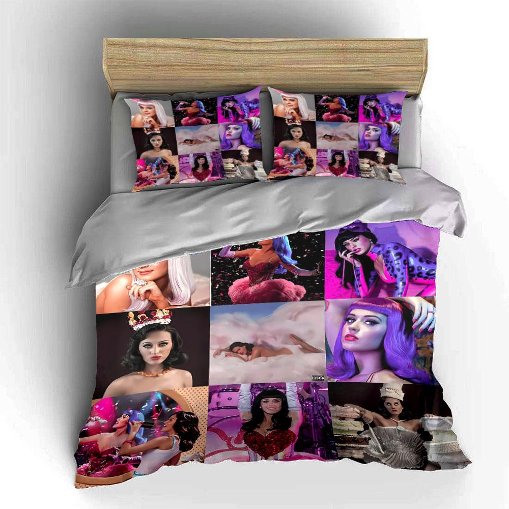 Colorful Female Fashion Artwork Bedding Duvet Cover Set Duvet Cover Pillowcases (1*Duvet Cover 2*Pillowcases, without duvet insert)