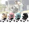 Stroller Kids Ultra Lightweight Foldable Convertible Seat One Button Rotation