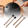 1Pair Steel Tongue Drum Mallet Glockenspiel Drum Stick Rubber Drumsticks with Wood Handle Percussion Instrument Parts