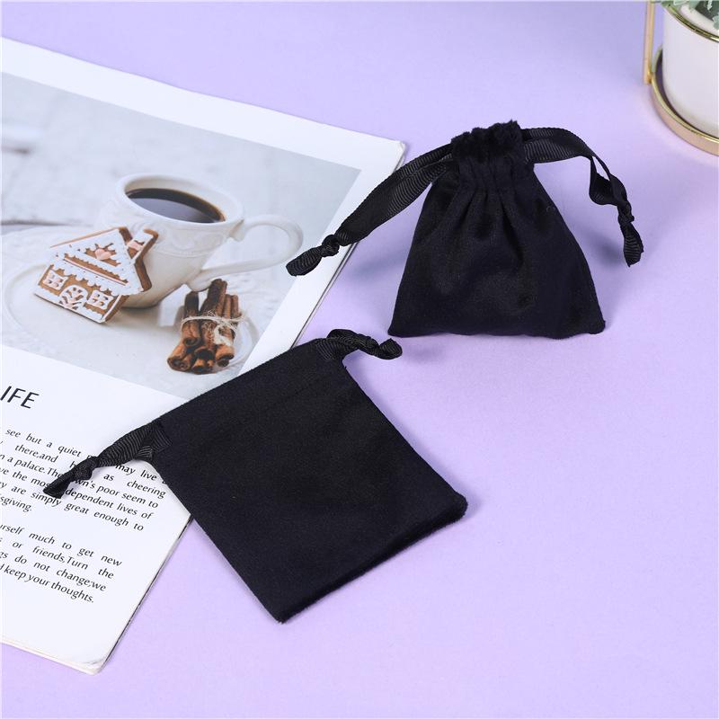 Velvet Drawstring Pouch for Jewelry, Earbuds, and Gifts