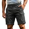 Pantaloncini Cargo Casual Leggeri da Uomo Vita Elastica Design Multi Tasche Tessuto Resistente Cavallo da Cinque Pollici Pantaloncini Estivi