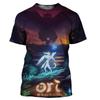 Fashion Cartoon Game 3D Print Boys Girls Children Casual T Shirt Kids Tees Tops