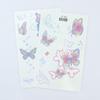 Waterproof Kids' Cartoon Tattoo Stickers: Princess, Butterfly & Mermaid Series
