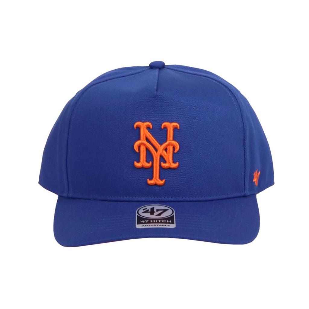 Forty Seven Brand Major League Baseball Logo Baseball Hitch New York Mets Royal Men's Cap, Hat, Snapback,