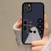 Cartoon Spooky Ghost Phone Case Silicone PC+TPU For For IPhone 11 12 13 14 15 16 Plus Pro Max Cover