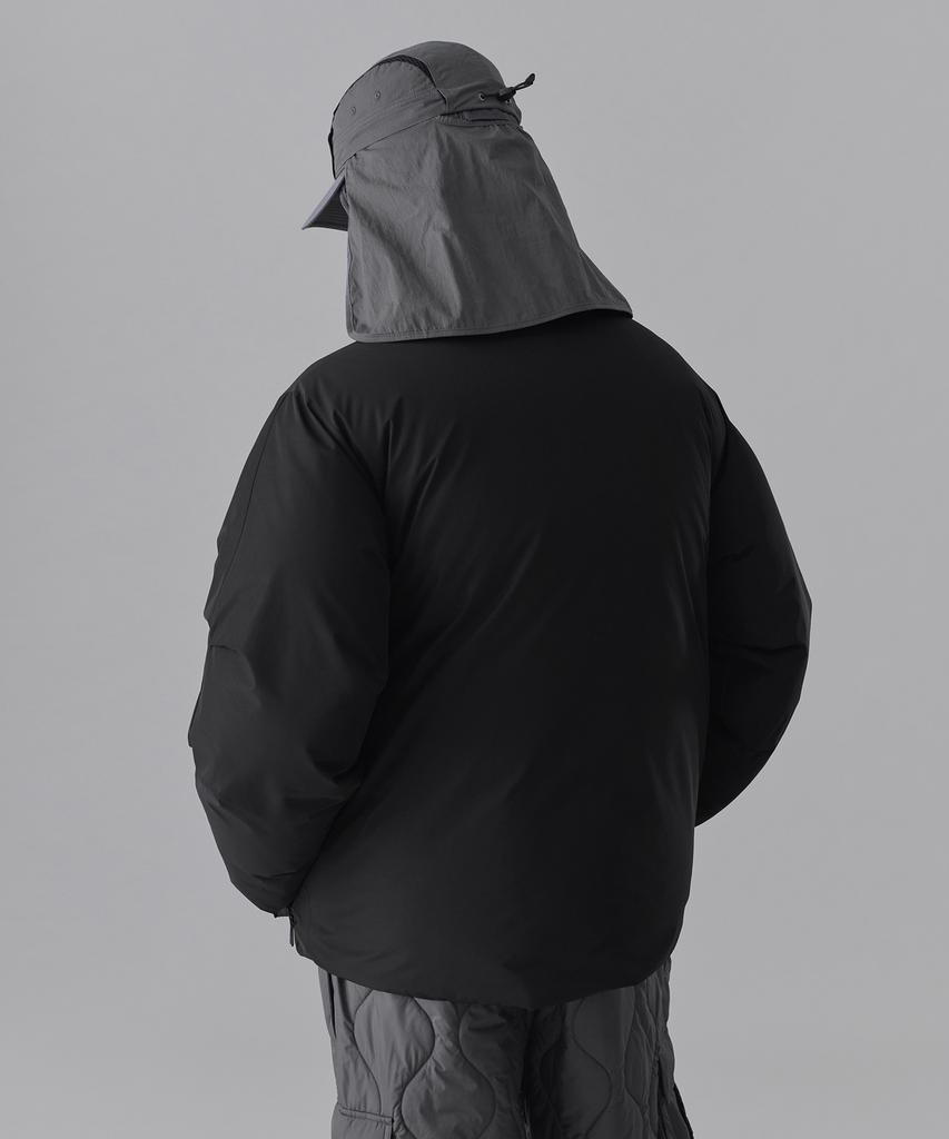 Musinsa Standard [City Leisure] Non-Quilted Down Short Padded Jacket [Black]