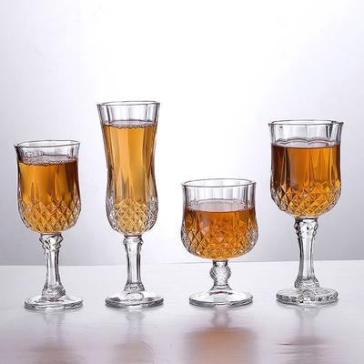 כוס יין אדום בסגנון אירופאי 190 מ"ל/160 מ"ל/230 מ"ל/155 מ"ל כוס שמפניה שקופה יוקרתית כוס יין חוץ כוס קוקטייל למסיבה