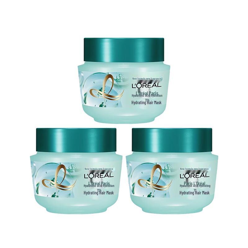 L Oréal Hyaluronic Acid Hydrating Hair Mask (3-Pack)
