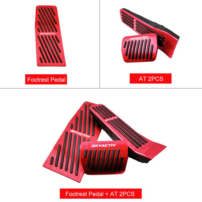 For Mazda 3 BP CX-30 CX-50 CX-60 MX30 2019 2020 2021 2022 2023 2024 2025 Car Foot Rest Pedal Accelerator Brake Pedals Cover