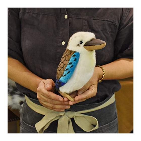 HANSA Blue Kingfisher Plush Toy 18x12x17cm Acrylic No.3775