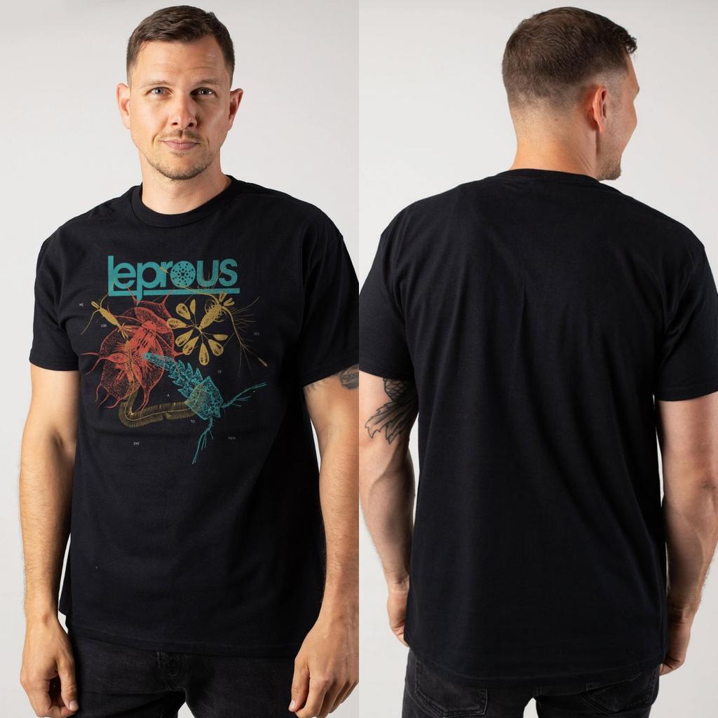 Hot Leprous Graphic Cotton Tshirt Unisex Summer Short Sleeve Fashion Brand Tee Luxury Casual Vintage Tees