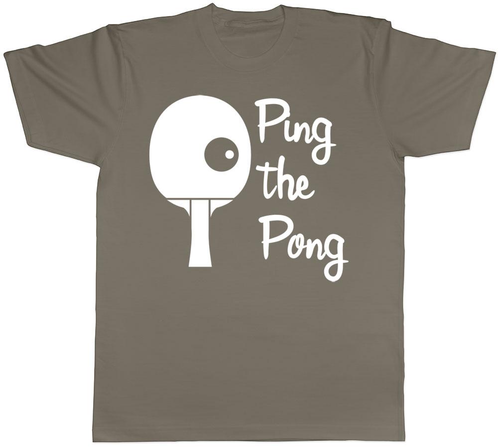 Ping the Pong Mens Womens Ladies Unisex TShirt