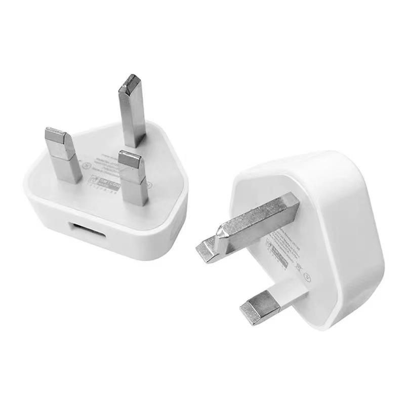 5V1A Charger with British Standard Plug, Hong Kong Style, Single USB Port