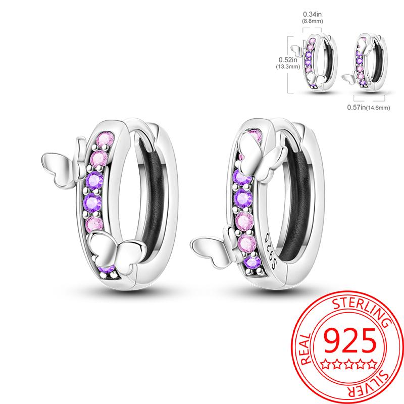 Brincos de abelha para menina adorável amarelo preto dançando abelha feliz s925 brincos de argola presente de aniversário joias de prata