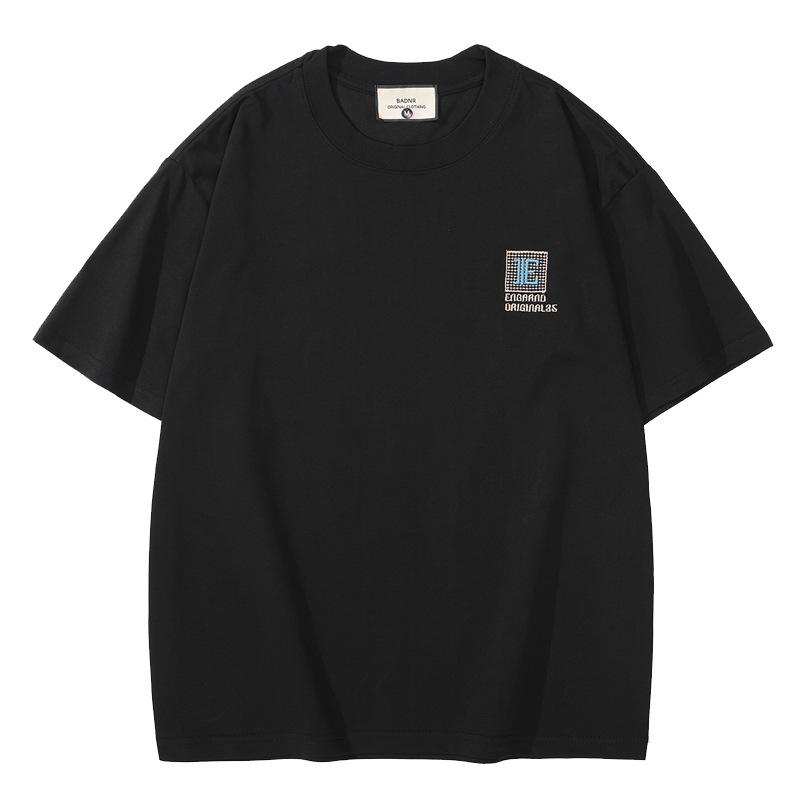 New Summer Men's Round Neck Short T-shirt Short Sleeve Thin Casual Youth Half-sleeved Shirt