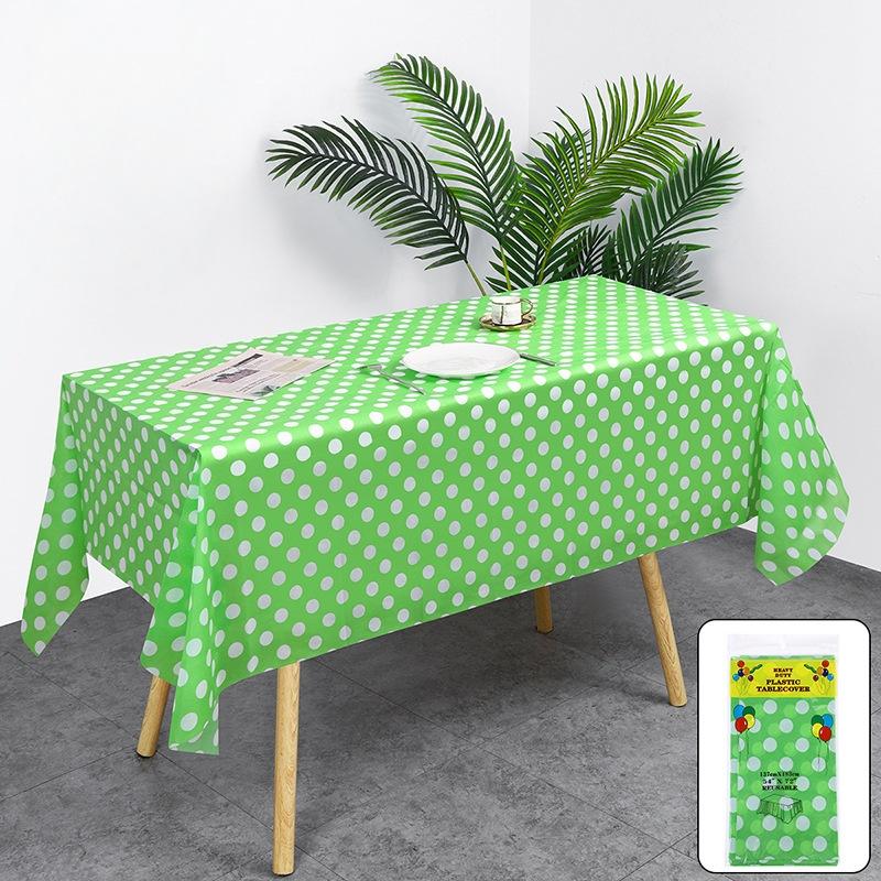 1/3pcs Plastic Plaid Table Cover Rectangular Tablecloth Picnic Disposable Table Cloth For Birthday Party Decorations