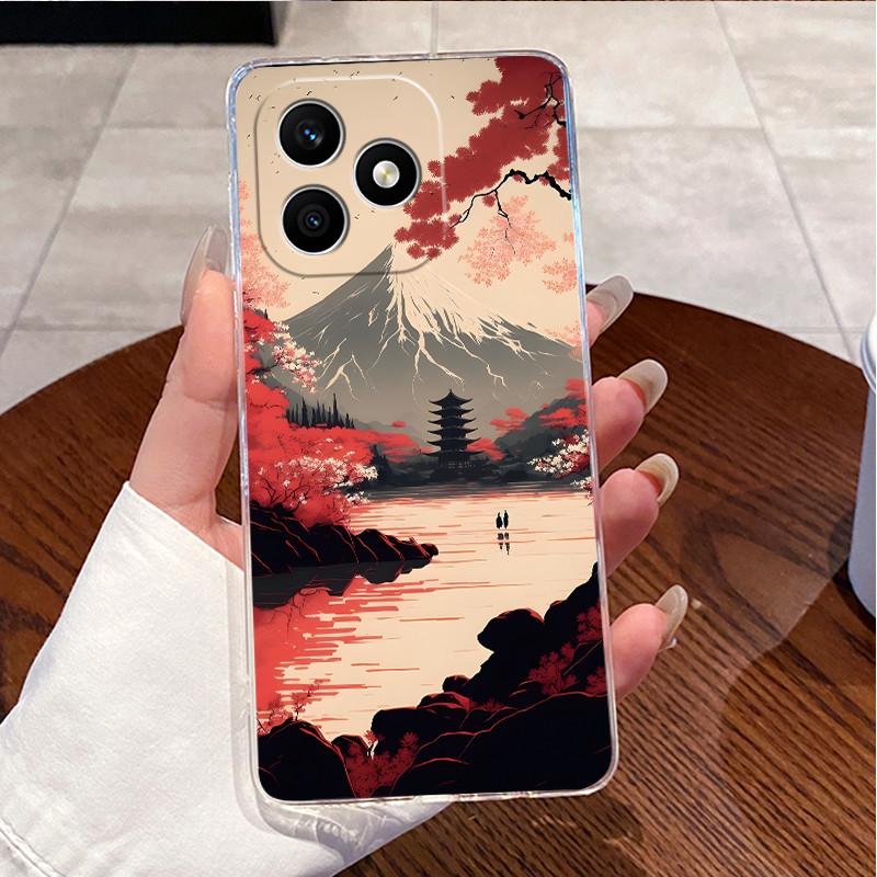 For Honor X8d Case Clear Luxury Cute Love Heart Rabbit Funny TPU Soft Silicone Phone Case For Honor X8d X 8d 4G Back Cover Funda