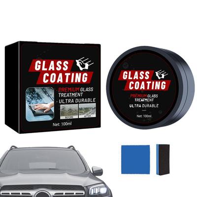 Glass Coating Cleaning Paste 100ml Hydrophobic Auto Glass Coating For Windshield Oil Film Cleaner Protective Layer