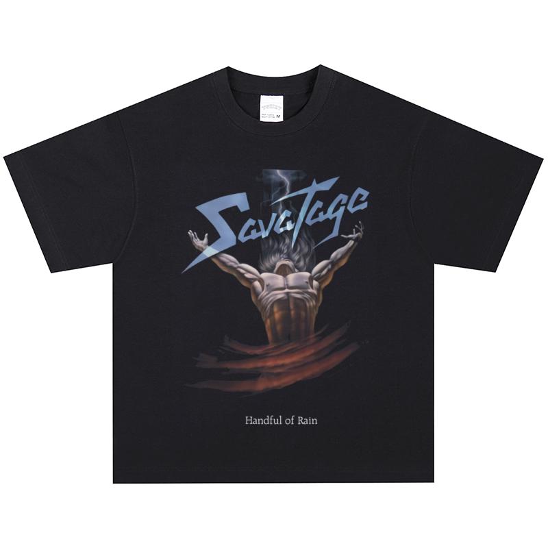 Savatage T-Shirt, Soft Fabric Casual Daily Wear XXXL