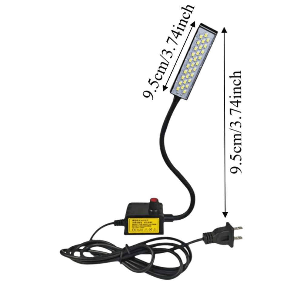 Dimmable Sewing Machine Light Universal Hose Gooseneck Work Lamp Industrial Work Light  Drill Press
