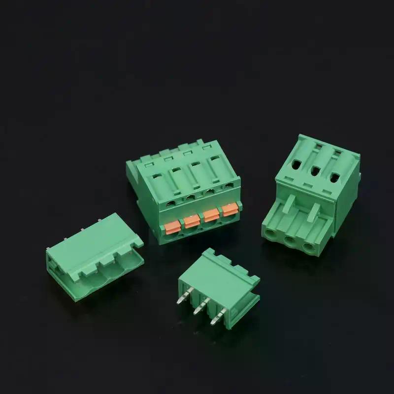 Spring Type Terminal Block 2EDGKD-5.08mm Plug-in Terminal Block Copper Core Male And Female Terminals