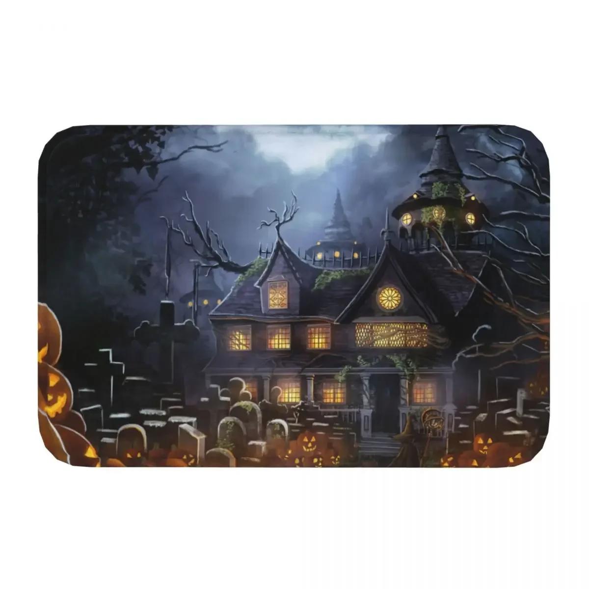 

Non-slip Doormat Happy Halloween Trick Or Treat Carpet Living Room Bedroom Mat Prayer Indoor Decor 40cmx60cm